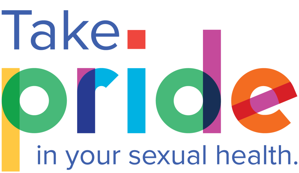 Take pride in your sexual health (text image)