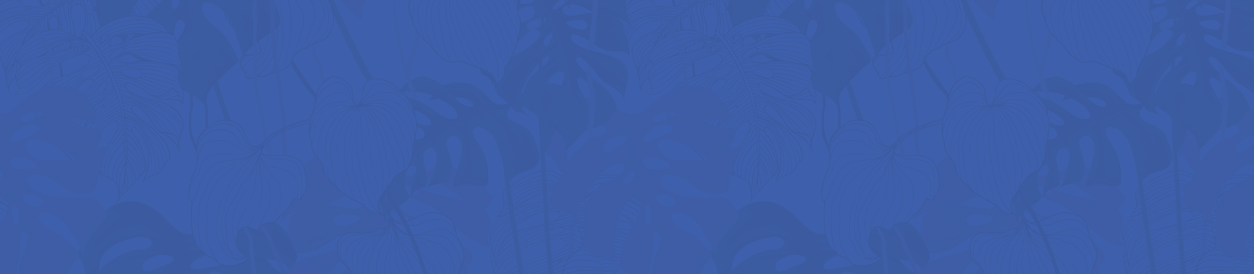 Faded floral pattern on blue background (image)